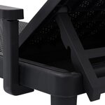 vidaXL Chaise longue réglable en hauteur à 4 positions polypropylène