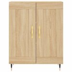 vidaXL Buffet chêne sonoma 69 5x34x90 cm bois d'ingénierie