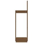 vidaXL Porte-bûches Marron miel 33 5x30x110 cm Bois massif de pin