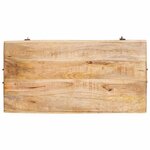 vidaXL Boîte de rangement 70 x 35 x 40 cm bois de manguier massif