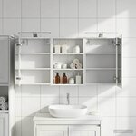 vidaXL Ensemble de Meubles de Salle de Bain 3 Pièces 120 x 10 5 x 60 5 cm