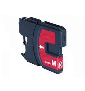 Brother LC-980 / LC-1100 / LC-61 Jet d'Encre Magenta Haute Capacité Compatible