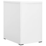 vidaXL Classeur Blanc 46x62x72 5 cm Acier