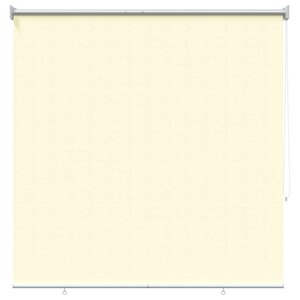 vidaXL Store roulant extérieur protection UV Crème Polyester