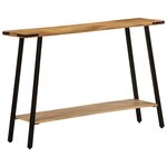 vidaXL Table console 110x30x75 cm bois de manguier massif