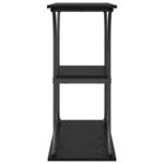 vidaXL Table console Chêne noir 101 x 35 x 80.5 cm Bois d'ingénierie