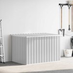 vidaXL Boîte de rangement de jardin Gris 149x99x93 cm