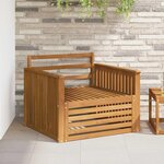 vidaXL 2 Pièce Canapé d’extérieur Naturel