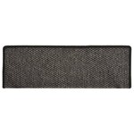 vidaXL Tapis d'escalier autocollants 15 Pièces 65x21x4 cm Anthracite