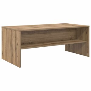 vidaXL Table basse Chêne artisanal 100 x 50 x 40 cm Bois d'ingénierie