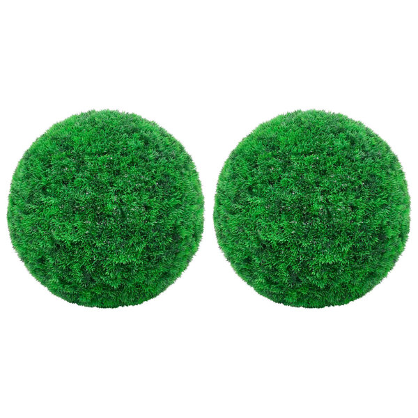vidaXL Boules de buis artificielles 2 Pièces 27 cm