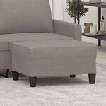 vidaXL Repose-pied Taupe 70x55x41 cm Tissu