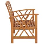 Salon de jardin meuble d'extérieur ensemble de mobilier 3 pièces bois d'acacia solide 02_0016023