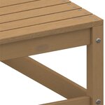 Canapé d'angle de jardin 70 x 70 x 67 cm bois de pin massif marron 02_0013209