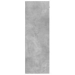 vidaXL Armoire de rangement Gris béton 60x29 5x90 cm Bois d'ingénierie