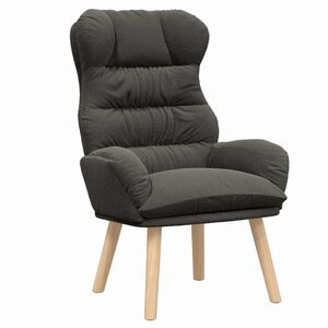 vidaXL fauteuil Gris foncé 69 x 74 x 93 cm Tissu Sherpa