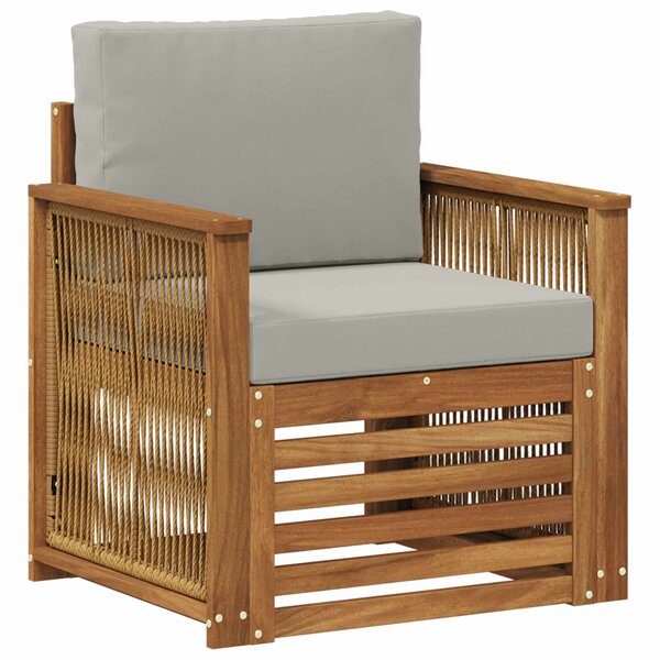vidaXL Sofa de milieu extérieur Naturel