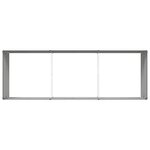 vidaXL Jardinière Anthracite 195 x 100 x 45 cm Acier galvanisé