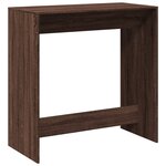 vidaXL Table de bar chêne marron 102x50x103 5 cm bois d'ingénierie