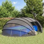 vidaXL Dôme de tente de piscine Transparent 538 x 440 x 204 cm