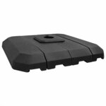 vidaXL Ensemble de base de parasol cantilever 4 Pièces Noir