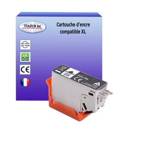 Cartouche compatible pour epson t02h1 / t02f1 (202xl) photo noire - t3azur