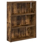 vidaXL Armoire murale de salle de bain Chêne Fumé 40 x 10 x 50 cm