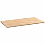 vidaXL Plan de travail de cuisine bois de chêne massif rectangulaire