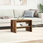 vidaXL Meuble TV vieux bois 60x40x40 cm bois d'ingénierie