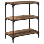 vidaXL Bibliothèque Bois ancien 60 x 33 x 71 cm Bois d'ingénierie