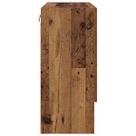 vidaXL Meuble mural Vieux bois 60 x 31 x 70 cm Bois d'ingénierie