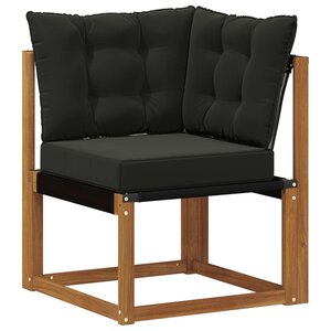 vidaXL Canapé d'angle extérieur Naturel