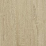 vidaXL Bibliothèque chêne sonoma 60x30x114 cm bois d'ingénierie