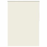 vidaXL Store enrouleur occultant 144 4 x 230 cm  largeur du tissu 140 cm  blanc cassé