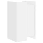 vidaXL Buffet blanc 45x35x75 cm bois d'ingénierie