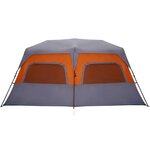 vidaXL Tente familiale 10 personnes libération rapide imperméable