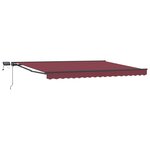 vidaXL Cadre de store manuel avec LEDs 4 5 × 3 5 m