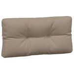 vidaXL Coussins de palette 5 Pièces taupe tissu