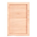 vidaXL Étagère murale 40x60x(2-6) cm bois de chêne massif non traité