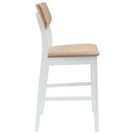 vidaXL Chaises de salle à manger 2 Pièces Blanc 48 x 49 x 95 cm