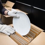 Pack and Move - Lot 130 croisillons de calage déménagement avec carton - 40 x 30 x 30 cm - Pour assiettes et cadres - Carton renforcé