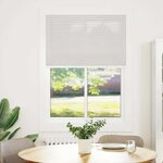vidaXL Store plissé gris clair 90x100 cm largeur du tissu 89 4 cm
