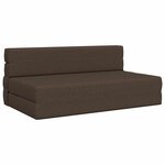 vidaXL Canapé-lit pliable Taupe 152 x 86 5 x 60 cm Tissu