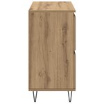 vidaXL Buffets 3 Pièces Chêne artisanal