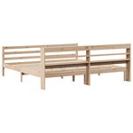 vidaXL Cadre de lit avec tête de lit sans matelas 200x200 cm