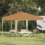 vidaXL Tente de fête pop-up 288 x 288 x 245 cm Beige Tissu Oxford