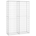 vidaXL Panier de gabion avec couvercle Fil galvanisé 150 x 100 x 30 cm