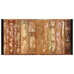 vidaXL Table à manger 160x80x75 cm Bois de récupération massif