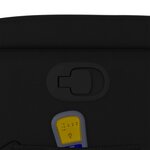 vidaXL Fauteuil de massage inclinable noir similicuir