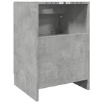 vidaXL Armoire d'évier gris béton 40x37x59 cm bois d'ingénierie